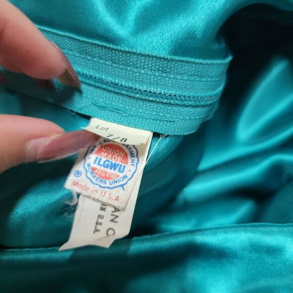 Blue Ball Gown Prom Dress - Picture 5 of 7